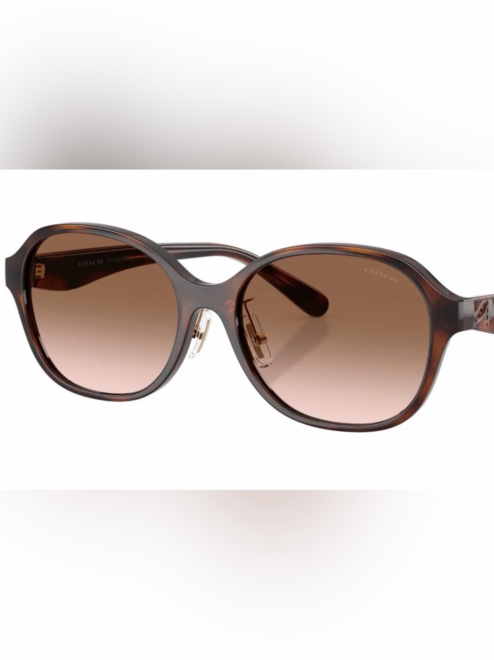COACH Women’s NWT8445 D Dark Tortoise / Brown Gradient 512013 Womens Sunglasses